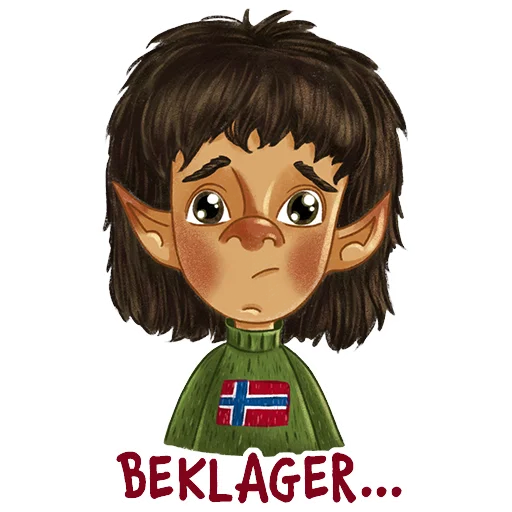 🥺 Стикер «Norsk Troll» для Telegram