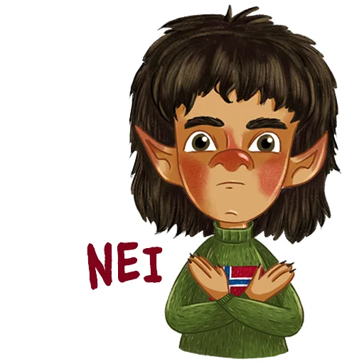 🙅‍♀️ Стикер «Norsk Troll» для Telegram