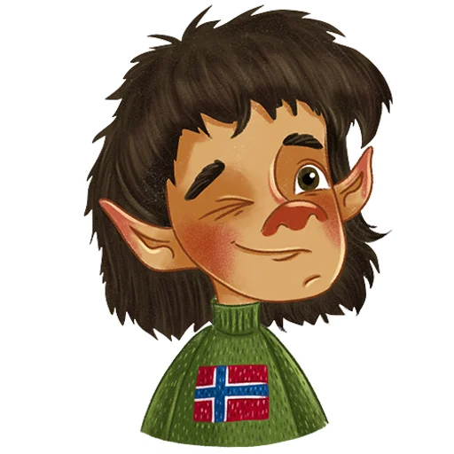 😉 Стикер «Norsk Troll» для Telegram