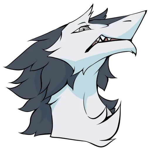😠 Стикер «Northern Sergal» для Telegram