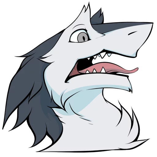 😧 Стикер «Northern Sergal» для Telegram