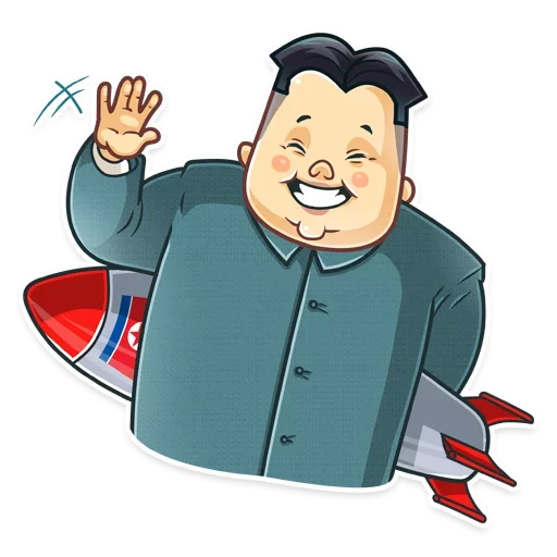 🚀 Стикер «Ким Чен Ын» для Telegram