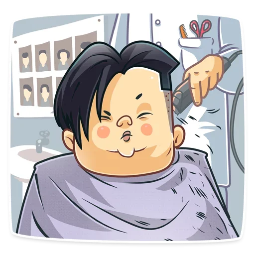 💇‍♂ Стикер «Ким Чен Ын» для Telegram