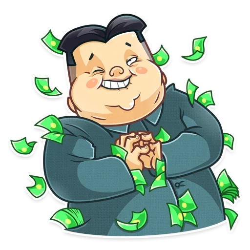 💶 Стикер «Ким Чен Ын» для Telegram