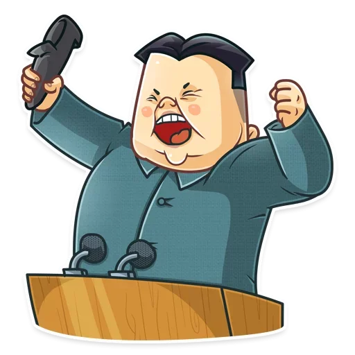 😡 Стикер «Ким Чен Ын» для Telegram