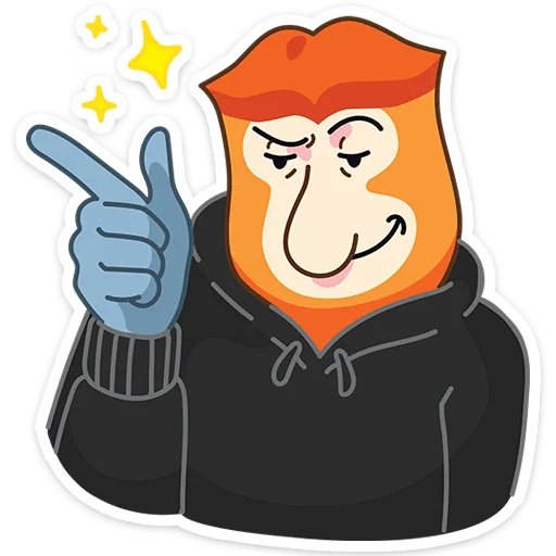😉 Стикер «Носач» для Telegram