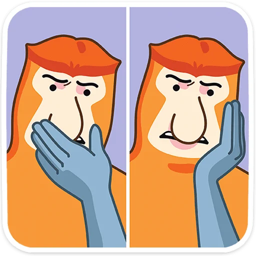 🤨 Стикер «Носач» для Telegram