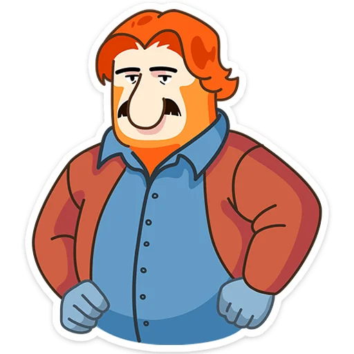 👨‍🦰 Стикер «Носач» для Telegram