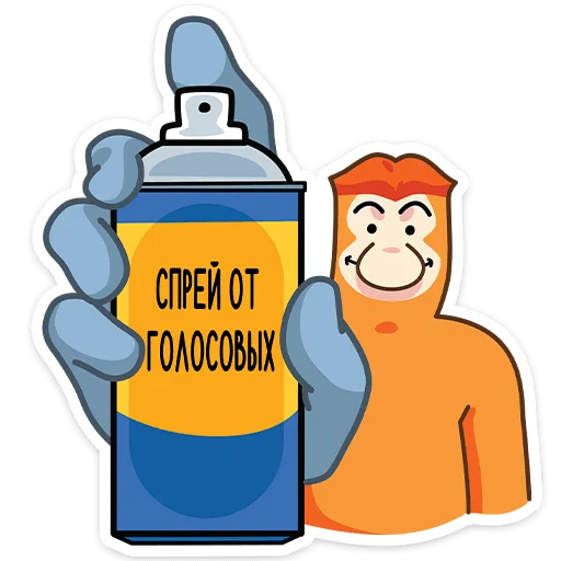 🗣 Стикер «Носач» для Telegram