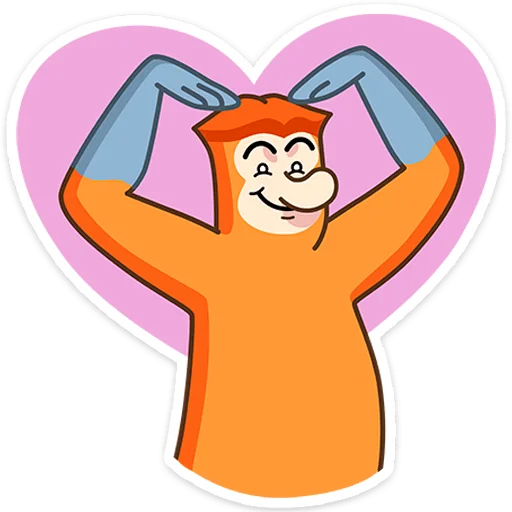 ❤️ Стикер «Носач» для Telegram