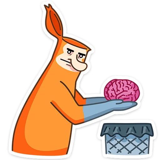 🧠 Стикер «Носач» для Telegram