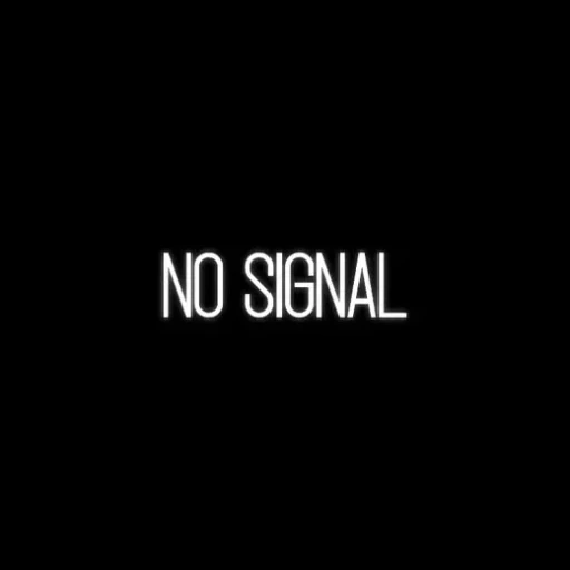 ❌ Стикер «No Signal» для Telegram