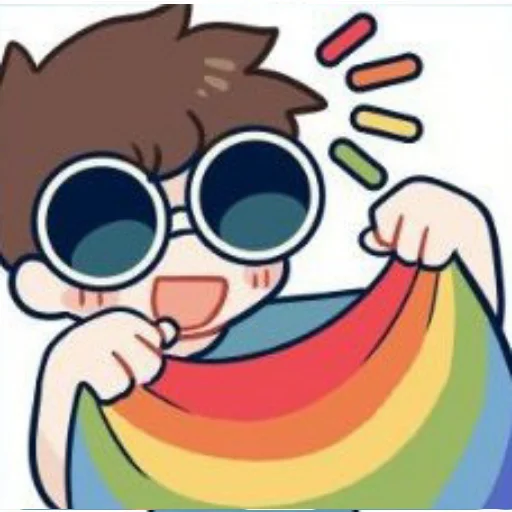 🏳‍🌈 Стикер «George not found» для Telegram