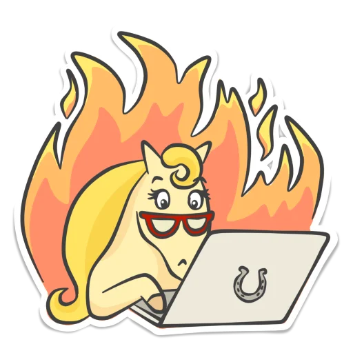 🔥 Стикер «Not_yet_a_showjumper» для Telegram