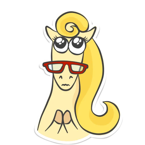 🥺 Стикер «Not_yet_a_showjumper» для Telegram