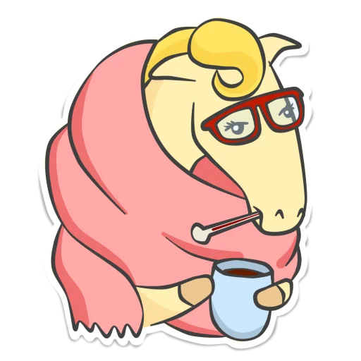 🤒 Стикер «Not_yet_a_showjumper» для Telegram