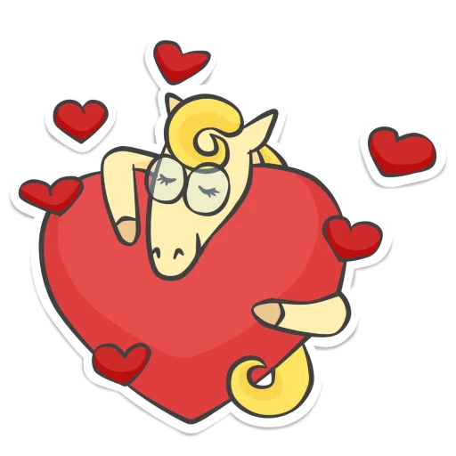 ❤️ Стикер «Not_yet_a_showjumper» для Telegram