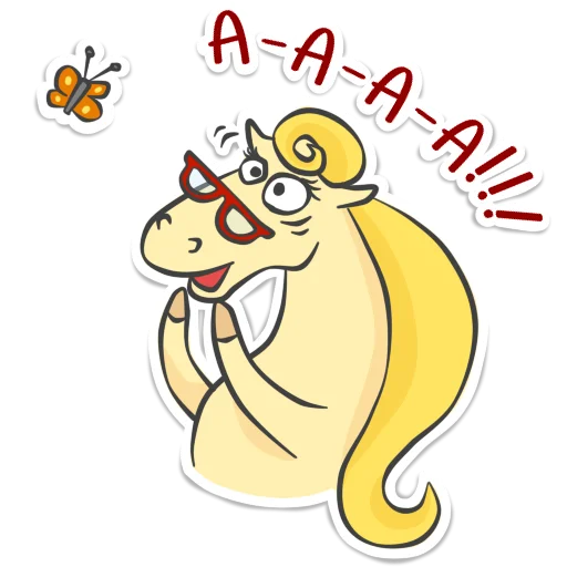 😱 Стикер «Not_yet_a_showjumper» для Telegram