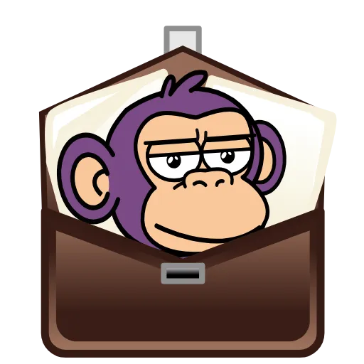 Стикер 38 🍸 Notmeme monkey