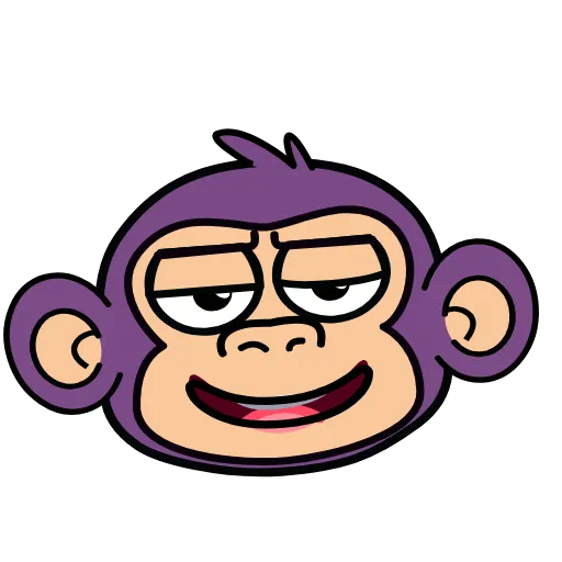 Стикер 7 🍸 Notmeme monkey