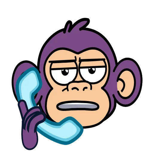 Стикер 39 🍸 Notmeme monkey