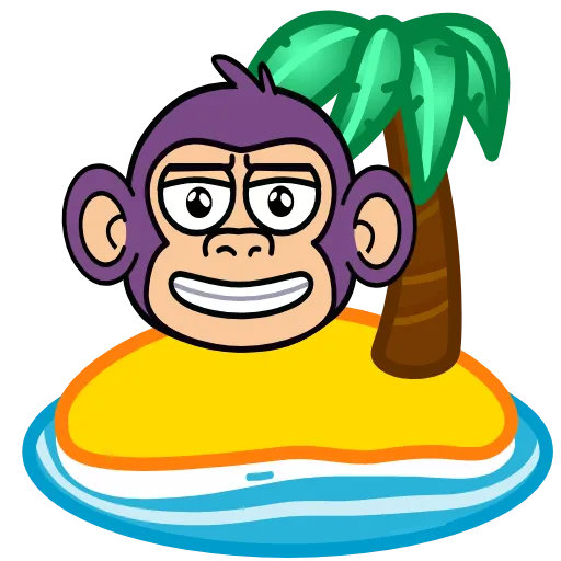 Стикер 37 🍸 Notmeme monkey