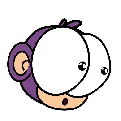 Стикер 9 🍸 Notmeme monkey
