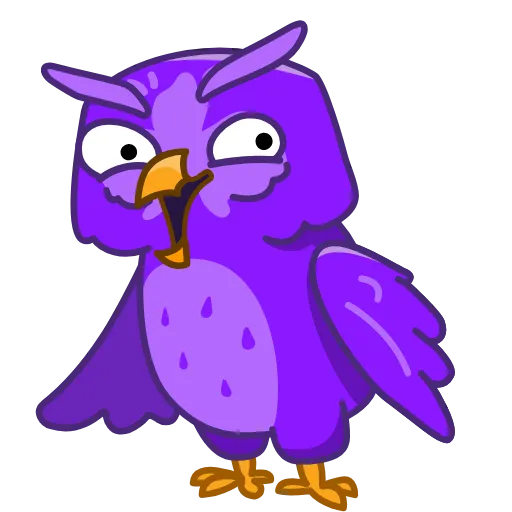 😂 Стикер «NOT Wise Owl» для Telegram