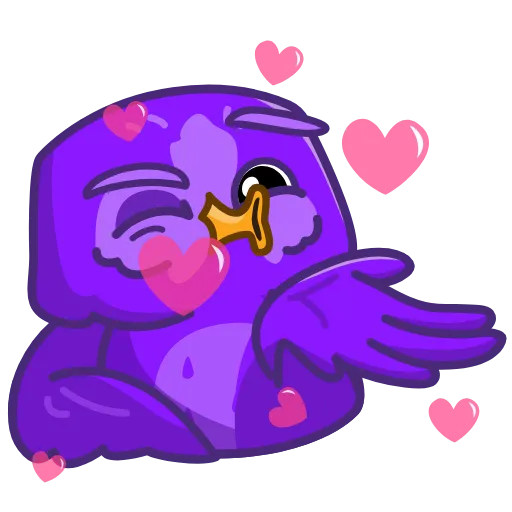 ❤️ Стикер «NOT Wise Owl» для Telegram