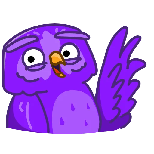 🤝 Стикер «NOT Wise Owl» для Telegram