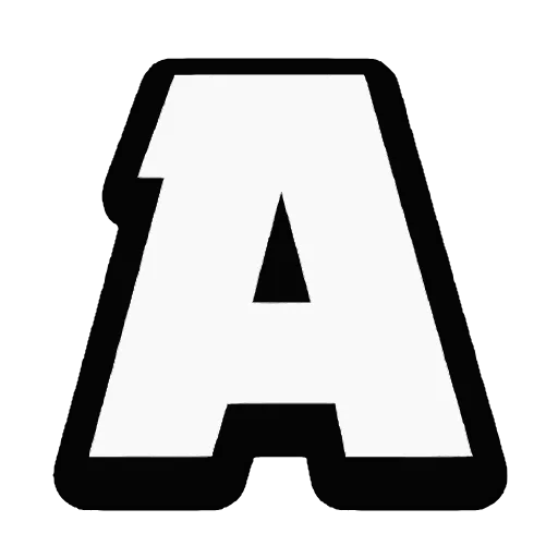 🔤 Эмодзи «[512px]Nougat Font» для Telegram