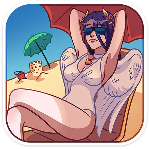 🏖️ Стикер «Нова» для Telegram