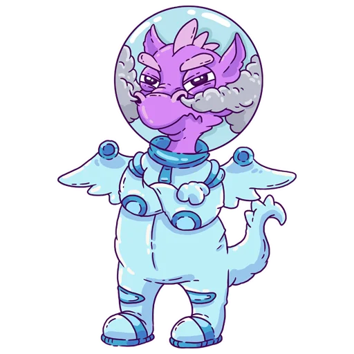 👿 Стикер «NovaDragon» для Telegram