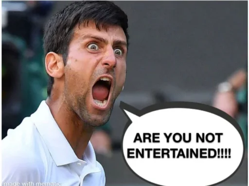 😫 Стикер «Novak Djokovic» для Telegram