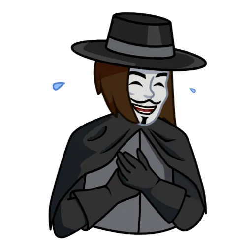 😂 Стикер «Guy Fawkes» для Telegram