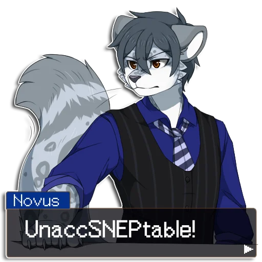 😠 Стикер «Novus» для Telegram