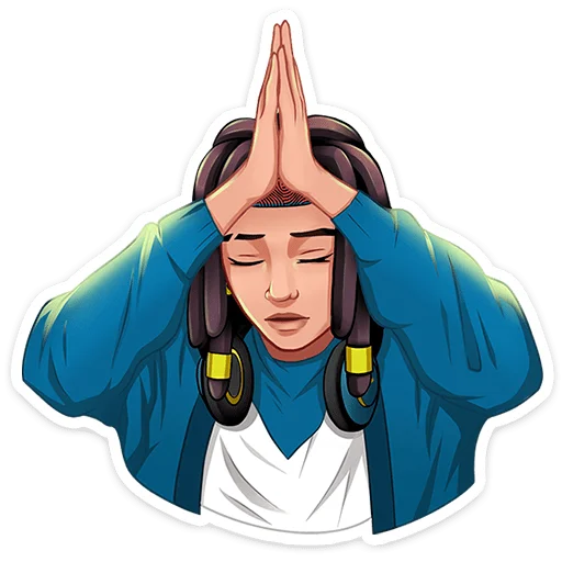 🙏 Стикер «Нокс» для Telegram