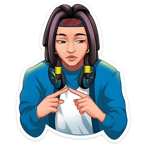 ☺ Стикер «Нокс» для Telegram
