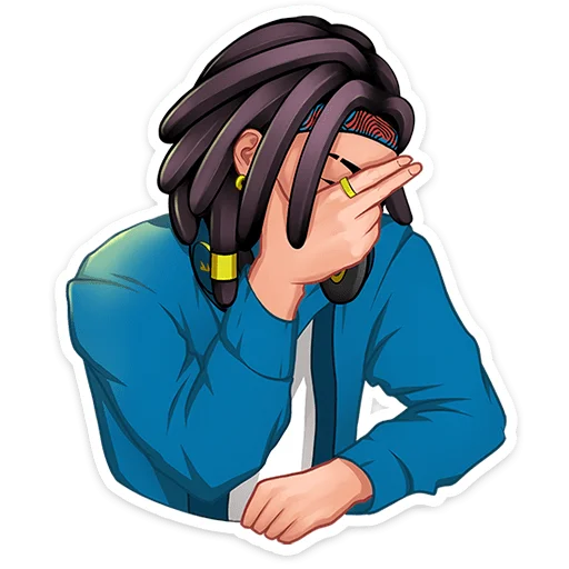🤦 Стикер «Нокс» для Telegram