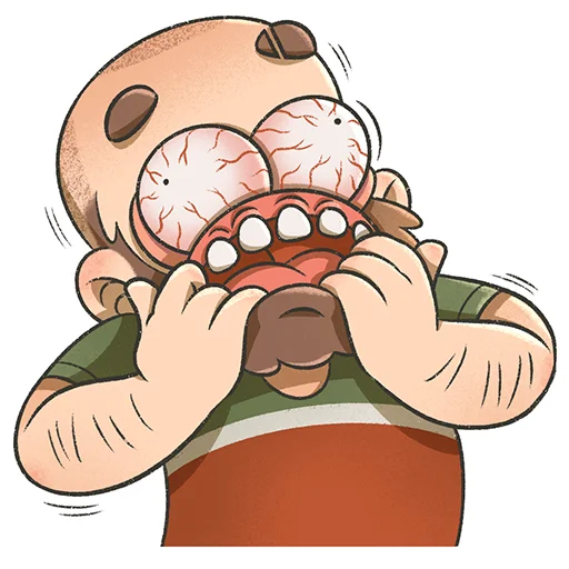 🤯 Стикер «Bearded boy» для Telegram