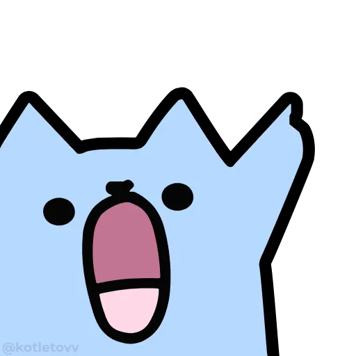 🤩 Эмодзи «NUB NUB CAT STICK» для Telegram