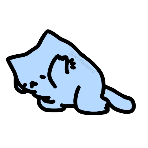 😱 Эмодзи «NUB NUB CAT STICK» для Telegram