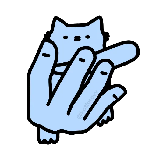 🤙 Эмодзи «NUB NUB CAT STICK» для Telegram