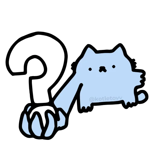 ❓ Эмодзи «NUB NUB CAT STICK» для Telegram