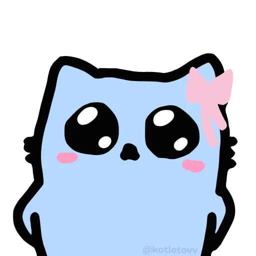 🎀 Эмодзи «NUB NUB CAT STICK» для Telegram