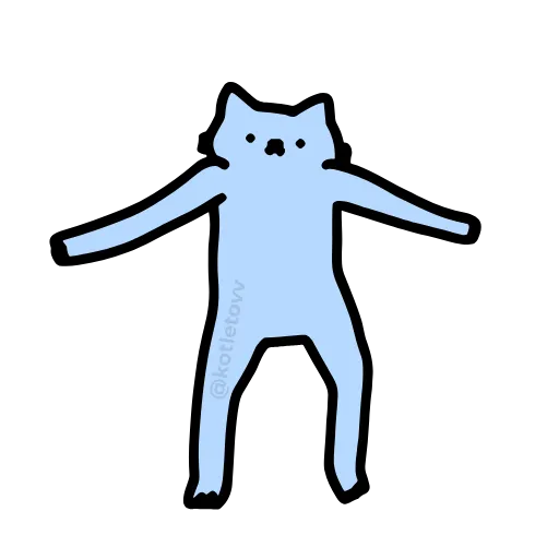 🕺 Эмодзи «NUB NUB CAT STICK» для Telegram