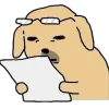 🤓 Эмодзи «Nudaeng dog» для Telegram