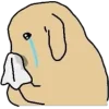 😥 Эмодзи «Nudaeng dog» для Telegram