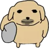 Эмодзи Nudaeng dog для Telegram — скачать