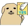 ✅ Эмодзи «Nudaeng dog» для Telegram